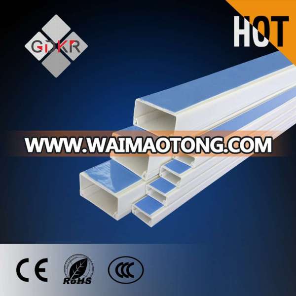 Decorative industrical /wire pvc trunking electrical plastic cable square trunking