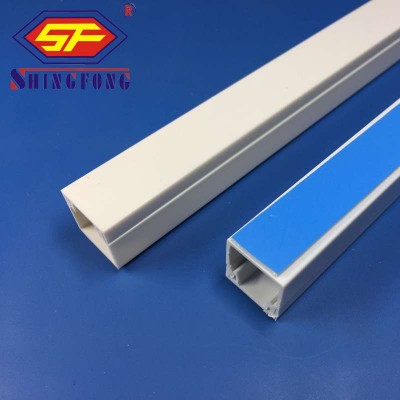 Good price 10x10, 15x10, 20x10, 24x14,  39x19, 50x25, 60x40 PVC Trunking with sticker